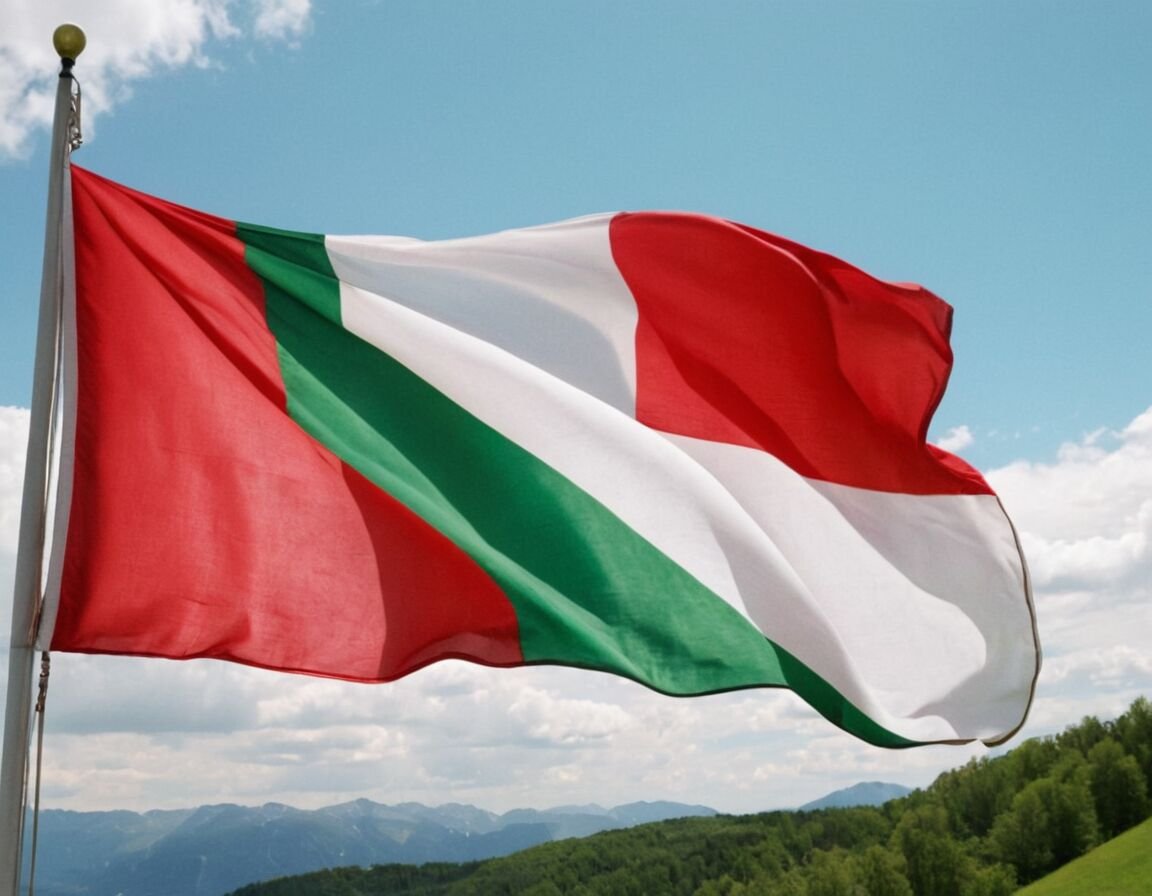 Verwendung bei offiziellen Anlässen - Die Bedeutung der grün-weiß-roten Flagge: Geschichte und Symbolik im Fokus