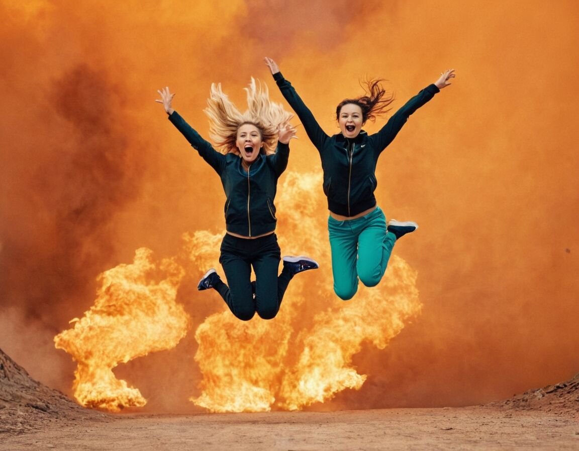 Das Video inspiriert zu weiteren kreativen Stunts - Vika und Vova: Das spektakuläre Jump-Video, das die sozialen Medien erobert