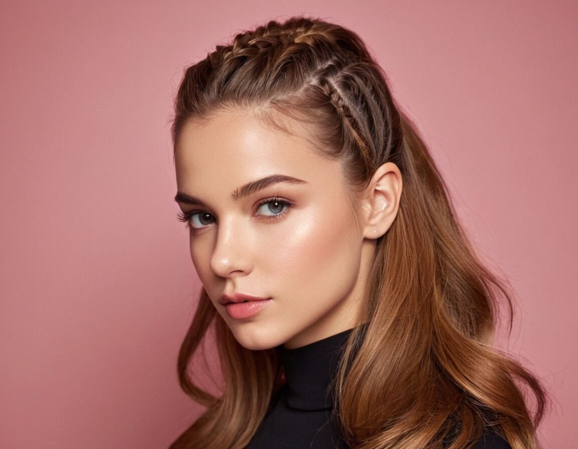 Pony und Side-Sweeps für einen modernen Look - Schöne Frisuren für Mädchen: Kreative Ideen für jeden Anlass