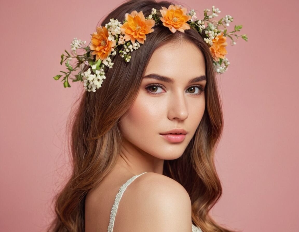 Frisuren mit Haarblumen für Frühlingsfeste - Schöne Frisuren für Mädchen: Kreative Ideen für jeden Anlass