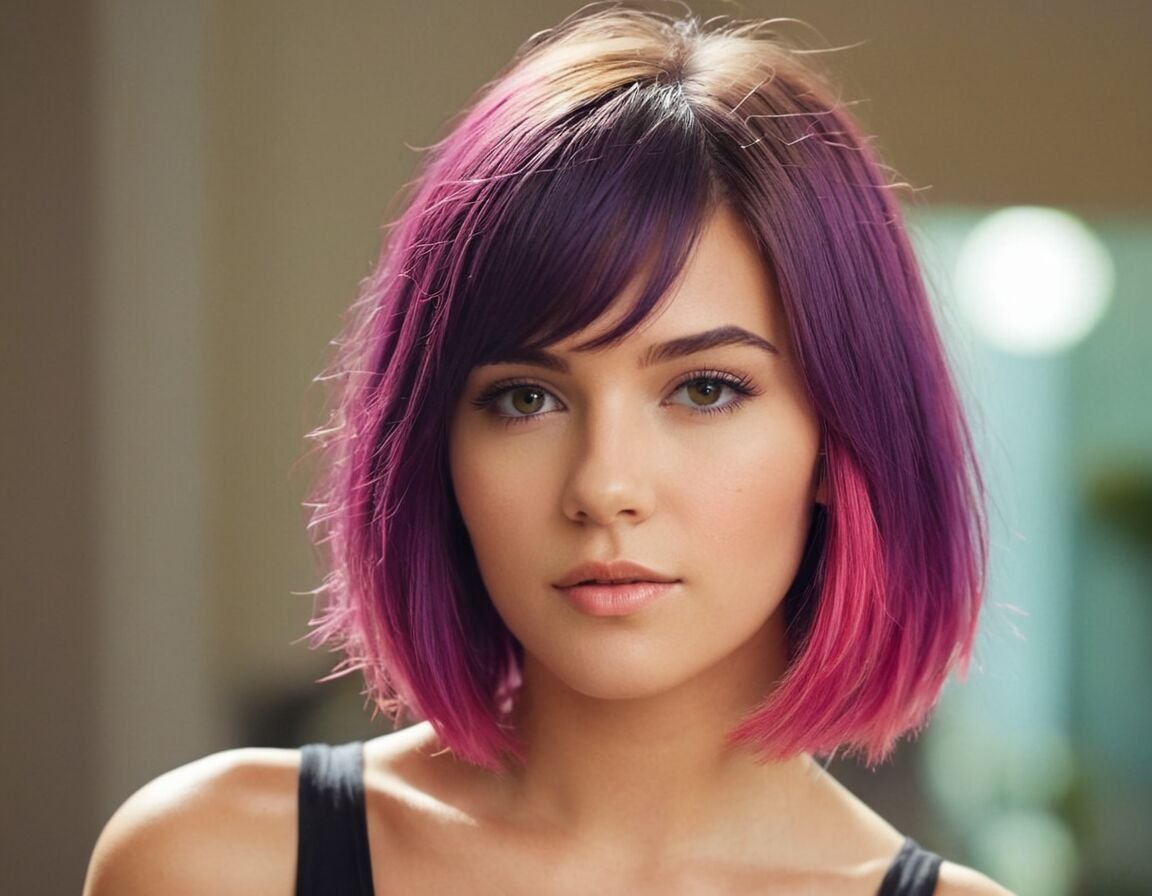 Farbige Akzente für einen jugendlichen Wow-Effekt - Frisuren, die jünger machen: Die besten Haarschnitte für einen frischen Look